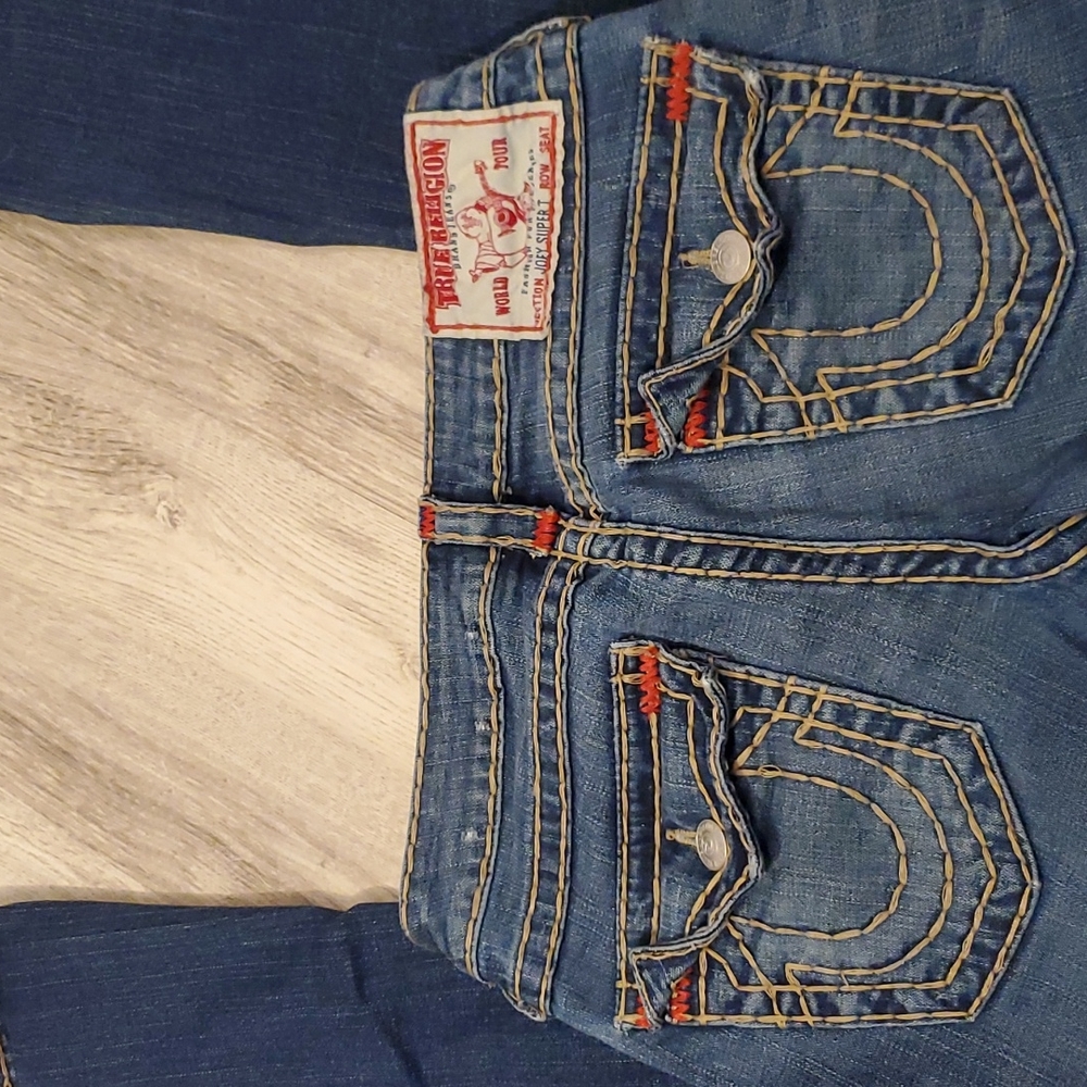 True Religion low-rise jeans. Womens size 27.
